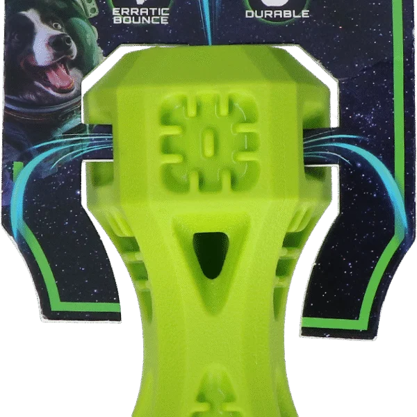 Aportovací kost s otvory, zelená S – Dog Comets Airflow Bone