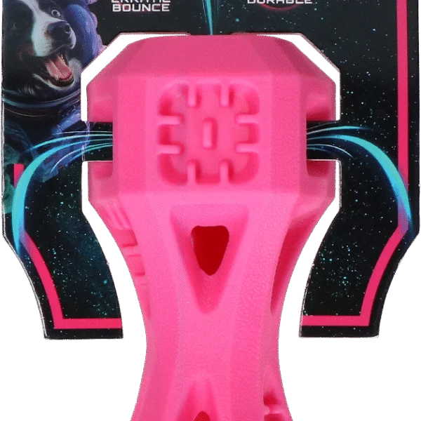 Aportovací kost s otvory pro proudění vzduchu, růžová S – Dog Comets Airflow Bone