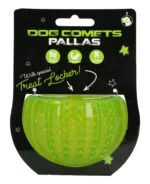 Motivační hračka z TPR gumy, zelená, ø 7 cm – Dog Comets Ceres - Treat Locker