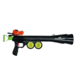 Odpalovač míčků pro psy se 2 tenisovými míčky, velikost M, 61 × 18 cm – Dog Comets Comet Launcher