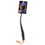 Házeč míčků pro psy s tenisovým míčkem M, 48 cm, oranžový – Dog Comets Launcher