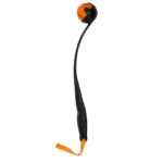 Házeč míčků pro psy s tenisovým míčkem M, 48 cm, oranžový – Dog Comets Launcher - Obrázek 2