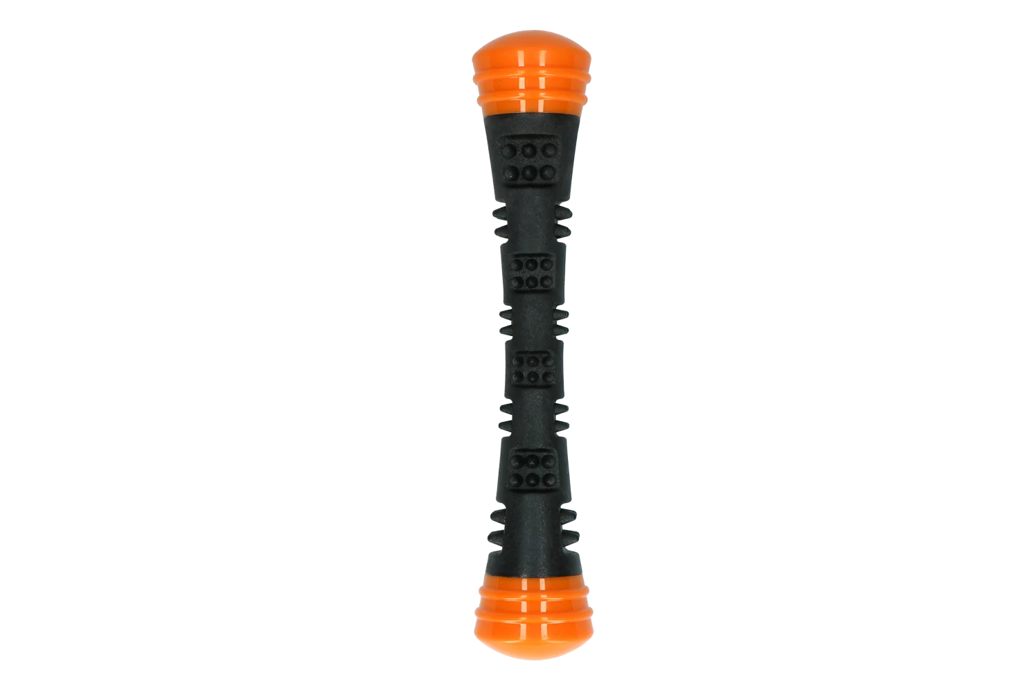 Gumová házecí tyč s pískátkem, L 32 cm, oranžová – Dog Comets Meteor - Obrázek 2