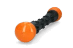 Gumová házecí tyč s pískátkem, L 32 cm, oranžová – Dog Comets Meteor - Obrázek 4