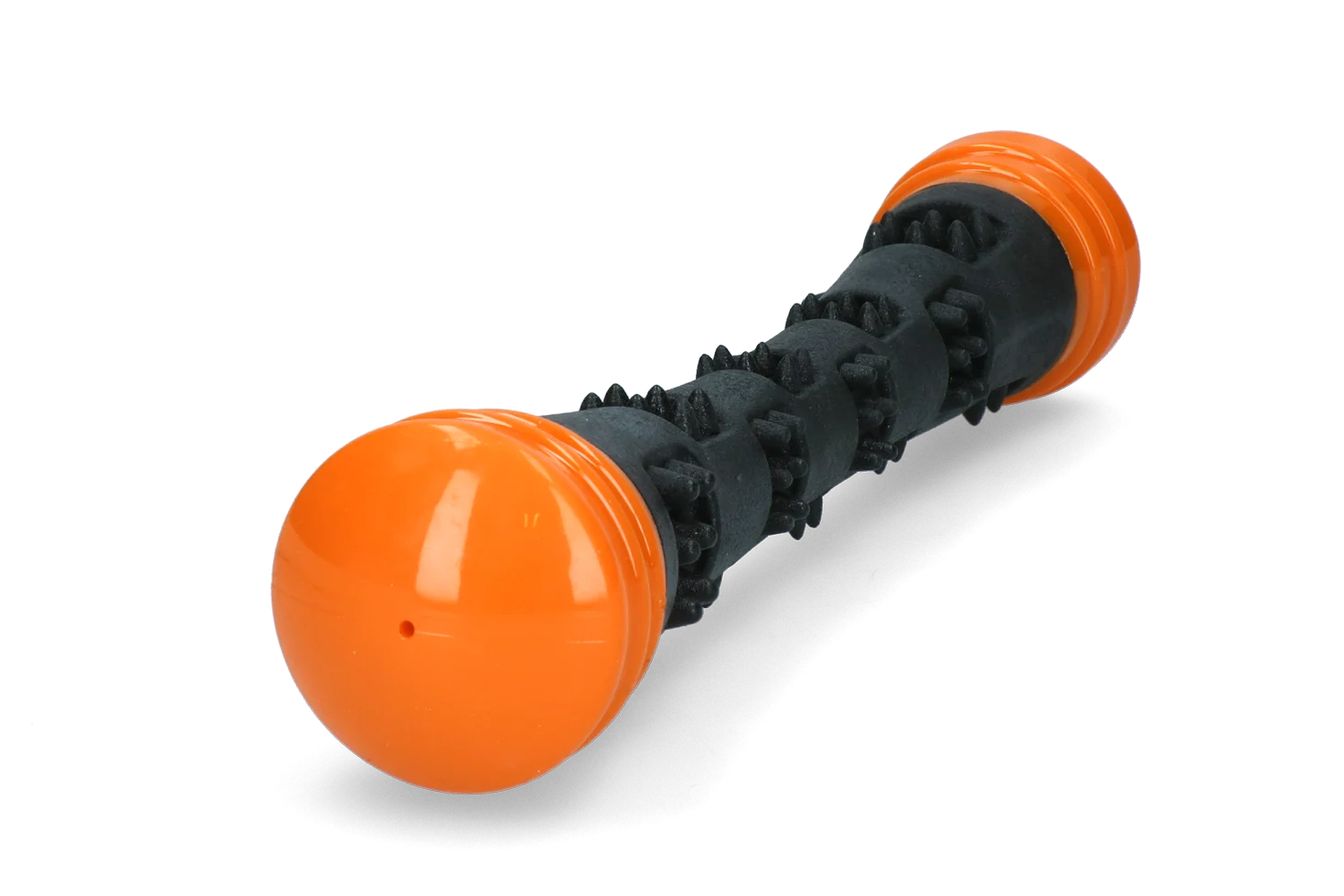 Gumová házecí tyč s pískátkem, L 32 cm, oranžová – Dog Comets Meteor - Obrázek 4