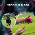 Míček pro psy s navíjecí šňůrkou růžový – Dog Comets Blazar Jet - Obrázek 5