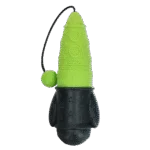Aportovací hračka se šňůrou, plovoucí, Ø 65 x 235 mm, zelená – Dog Comets Bobber Rocket - Obrázek 2
