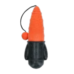Aportovací hračka se šňůrou, plovoucí, Ø 65 x 235 mm, oranžová – Dog Comets Bobber Rocket - Obrázek 2