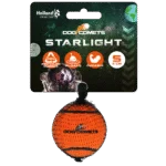 Tenisový míček pro psy, plovoucí, oranžový S, Ø 5 cm – Dog Comets Starlight
