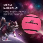 Plovoucí tenisový míček pro psy, růžový S, Ø 5 cm, 3 kusy – Dog Comets Starlight - Obrázek 3