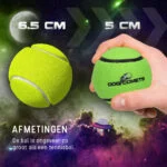 Tenisový míček pro psy, plovoucí, Ø 5 cm, zelený – Dog Comets Starlight - Obrázek 6