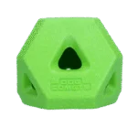 Kostka na pamlsky z TPR gumy na pamlsky a žvýkací tyčinky, zelená – Dog Comets Treat Lock Cube