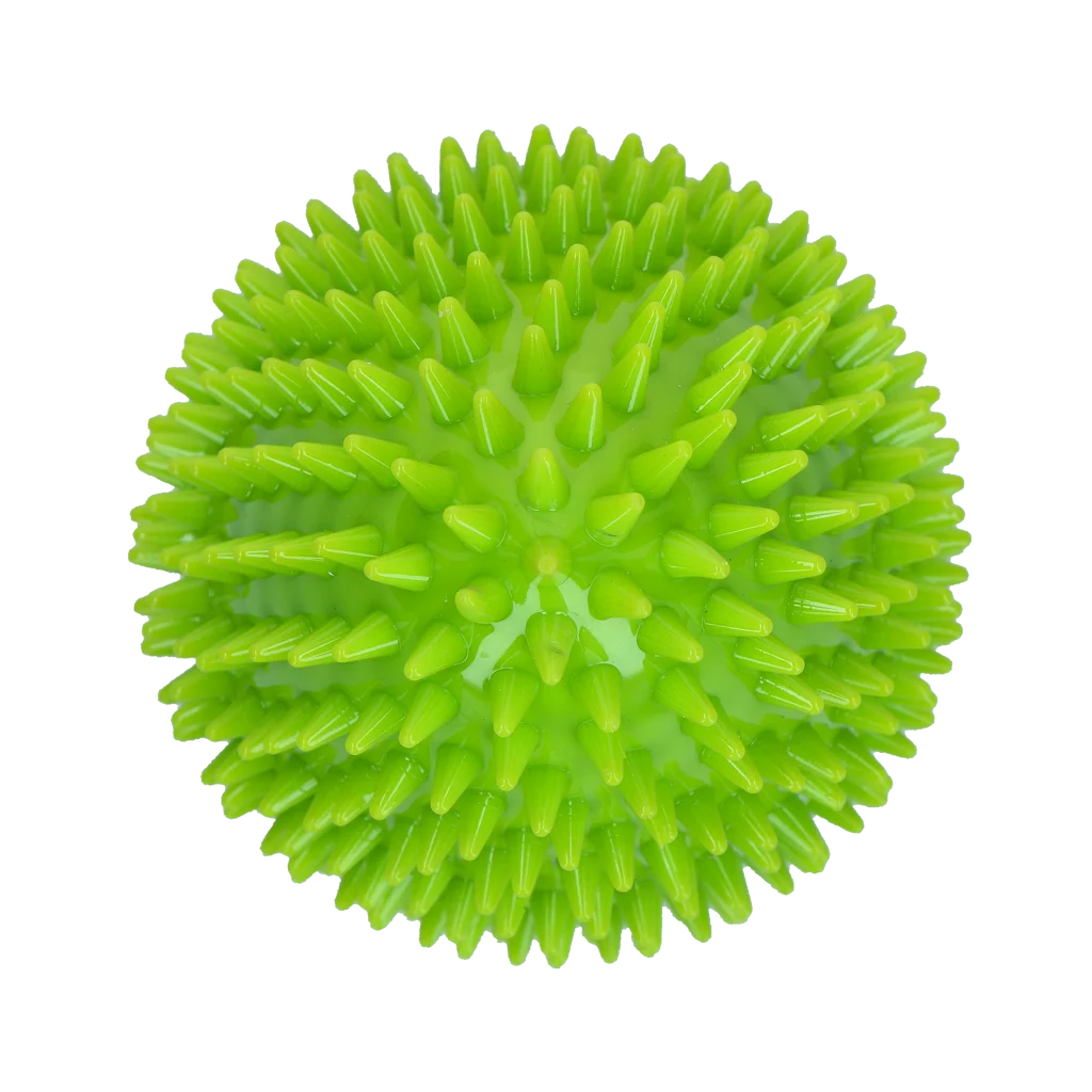 Aportovací hračka ve tvaru vajíčka s pískátkem a výstupky, zelená L, Ø 100 x 150 mm – Dog Comets Cosmic Egg - Obrázek 3