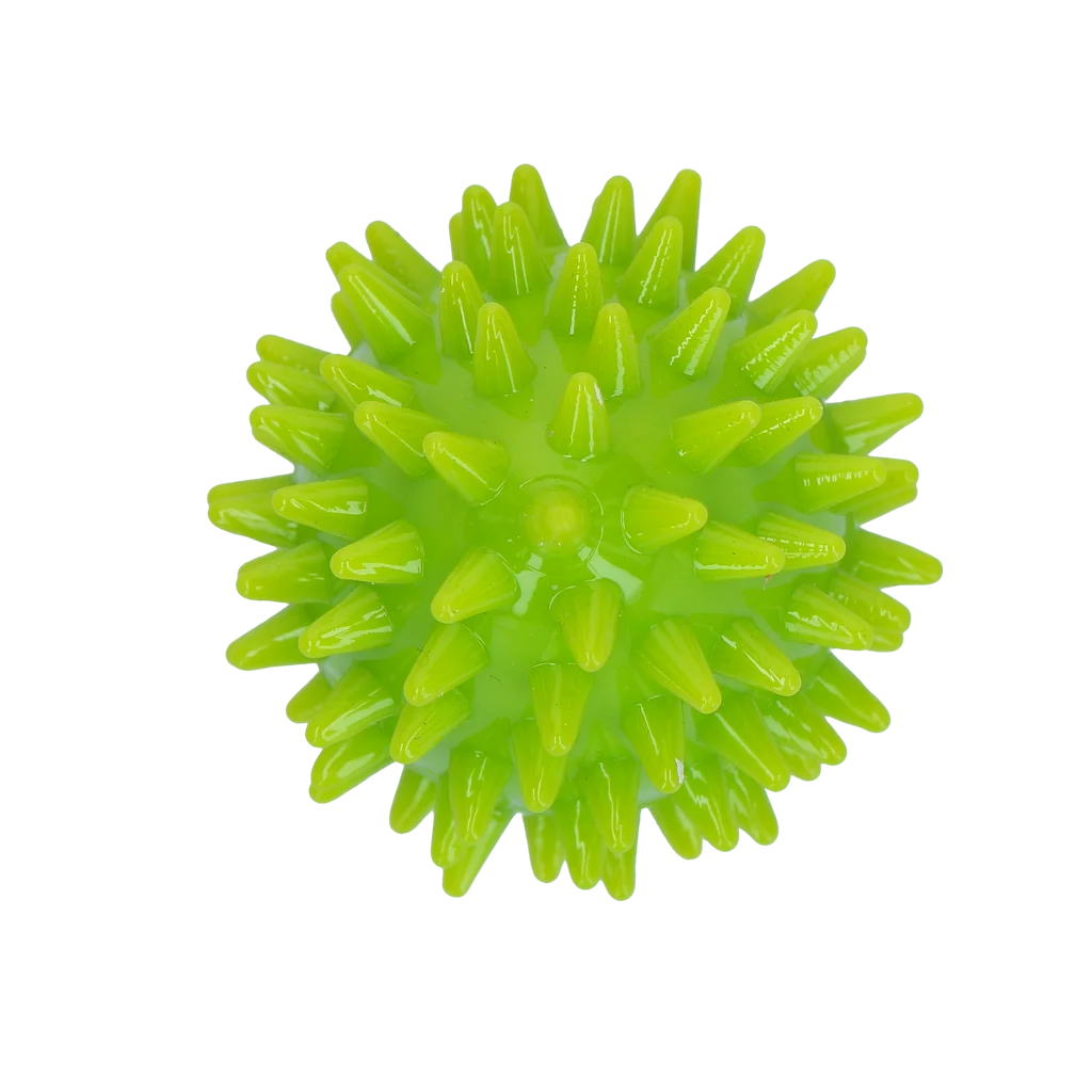 Aportovací hračka ve tvaru vajíčka s pískátkem a výstupky, zelená S, Ø 50 x 60 mm – Dog Comets Cosmic Egg - Obrázek 3