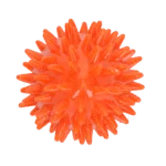 Aportovací hračka ve tvaru vajíčka s pískátkem a výstupky, oranžová S, Ø 50 x 60 mm – Dog Comets Cosmic Egg - Obrázek 3
