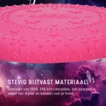 Frisbee pro psy z pěnové gumy, plovoucí, růžové M – Dog Comets UFO Flyer - Obrázek 6