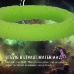 Aportovací kruh pro psy z pěnové gumy, plovoucí, zelený M, Ø 19 cm – Dog Comets UFO Ring - Obrázek 6