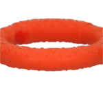 Házecí kroužek pro psy z pěnové gumy, plovoucí, oranžový M, Ø 19 cm – Dog Comets UFO Ring - Obrázek 4