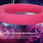 Plovoucí aportovací kruh pro psy z pěnové gumy, růžový M, Ø 19 cm – Dog Comets UFO Ring - Obrázek 6