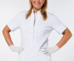 Bílé jednorázové nitrilové rukavice, velikost S, 100 kusů – Comforties Soft Nitril - Obrázek 4