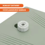 Fontána na vodu s nožním pedálem a přípojkou na zahradní hadici, olivově zelená – Coolpets Splash Water Fountain - Obrázek 6
