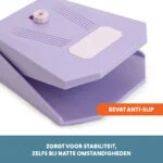 Fontánka na vodu s nožním pedálem a přípojkou na zahradní hadici, lila – Coolpets Splash Water Fountain - Obrázek 5