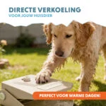 Vodní fontána s nožním pedálem a připojením k zahradní hadici, béžová – Coolpets Splash Water Fountain - Obrázek 2