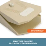 Vodní fontána s nožním pedálem a připojením k zahradní hadici, béžová – Coolpets Splash Water Fountain - Obrázek 5