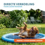 Zavlažovací podložka pro psy s připojením k zahradní hadici, M 150 cm – Coolpets Splash Sprinkler Pad - Obrázek 2