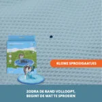 Zavlažovací podložka pro psy s připojením k zahradní hadici, M 150 cm – Coolpets Splash Sprinkler Pad - Obrázek 5