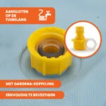 Bazének pro psy s rozprašovači, průměr 120 cm, výška okraje 30 cm – Coolpets Splash Sprinkler Pool - Obrázek 3
