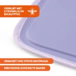 Chladicí podložka pro psy s pevnou gelovou náplní, lila, XL 120 x 70 cm – Coolpets Gel Cooling Mat - Obrázek 5