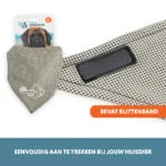 Chladicí bandana pro psy, béžová, L, 85 x 40 cm – Coolpets Cooling Bandana - Obrázek 5