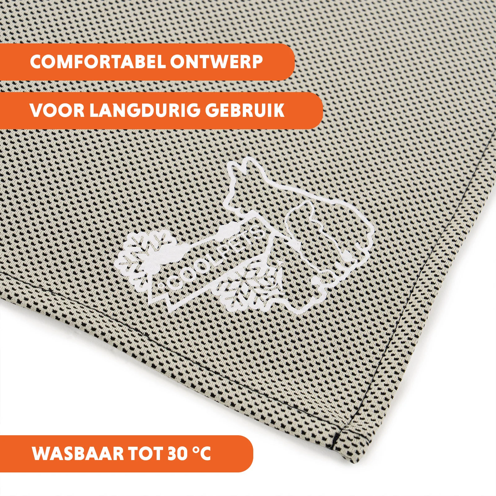 Chladicí bandana pro psy, béžová, L, 85 x 40 cm – Coolpets Cooling Bandana - Obrázek 6