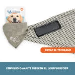 Chladicí šátek pro psy, béžový, M, 65 x 30 cm – Coolpets Cooling Bandana - Obrázek 5