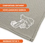Chladicí šátek pro psy, béžový, M, 65 x 30 cm – Coolpets Cooling Bandana - Obrázek 6