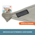 Chladicí šátek pro psy, béžový, S, 45 x 20 cm – Coolpets Cooling Bandana - Obrázek 5