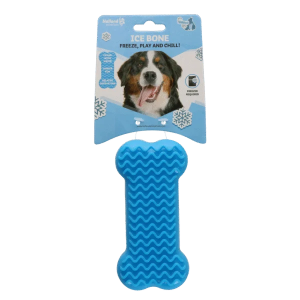 Chladicí hračka ve tvaru kosti pro psy, plnitelná vodou, 14 x 6,7 x 3,8 cm – Coolpets Ice Bone
