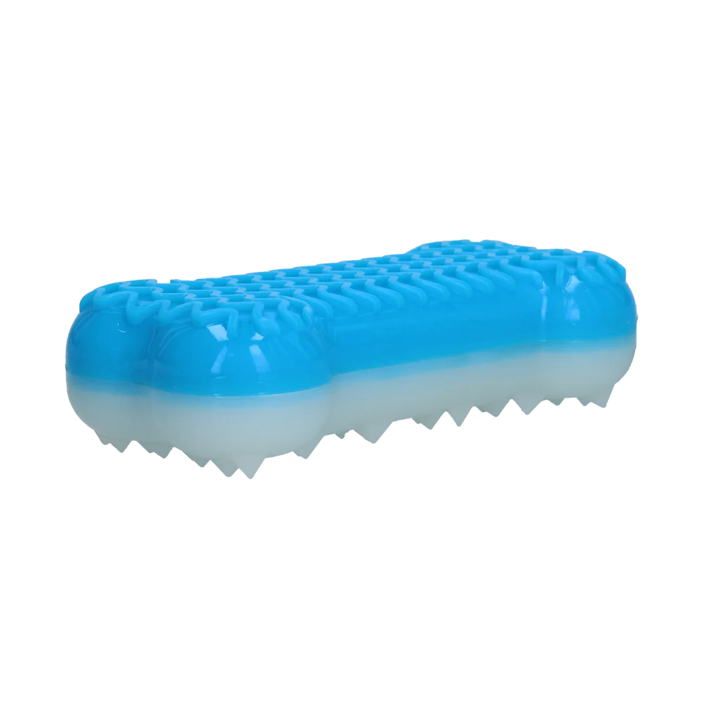 Chladicí hračka ve tvaru kosti pro psy, plnitelná vodou, 14 x 6,7 x 3,8 cm – Coolpets Ice Bone - Obrázek 2