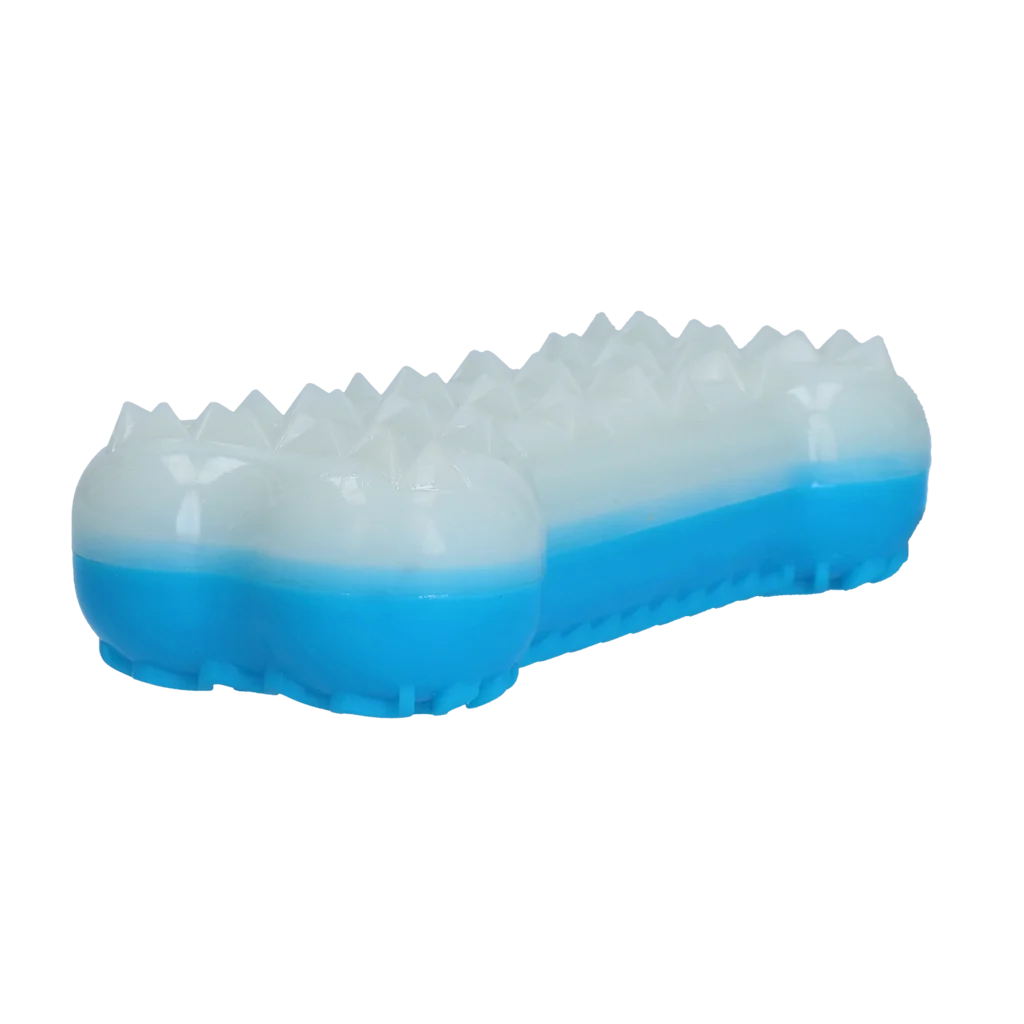 Chladicí hračka ve tvaru kosti pro psy, plnitelná vodou, 14 x 6,7 x 3,8 cm – Coolpets Ice Bone - Obrázek 3
