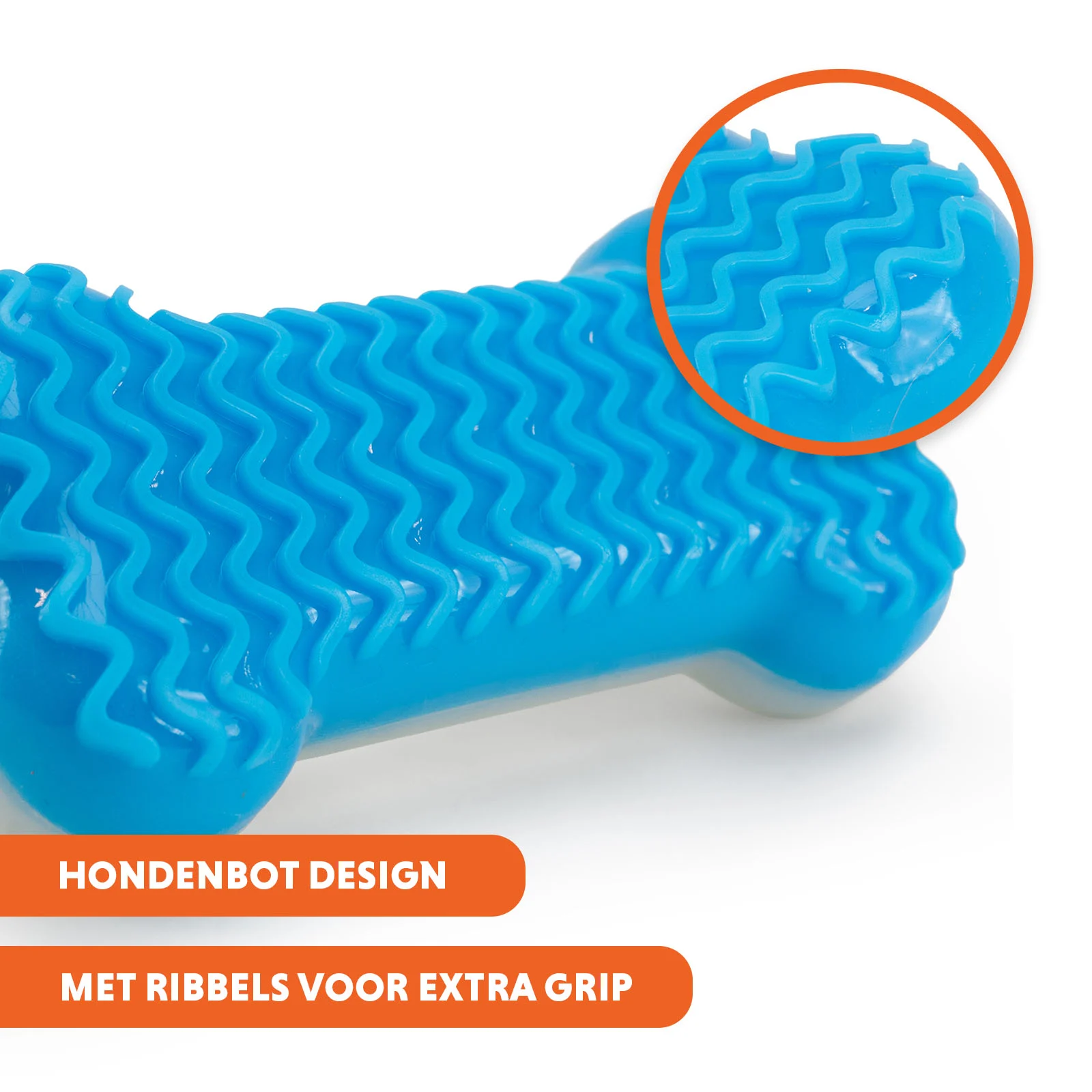 Chladicí hračka ve tvaru kosti pro psy, plnitelná vodou, 14 x 6,7 x 3,8 cm – Coolpets Ice Bone - Obrázek 6