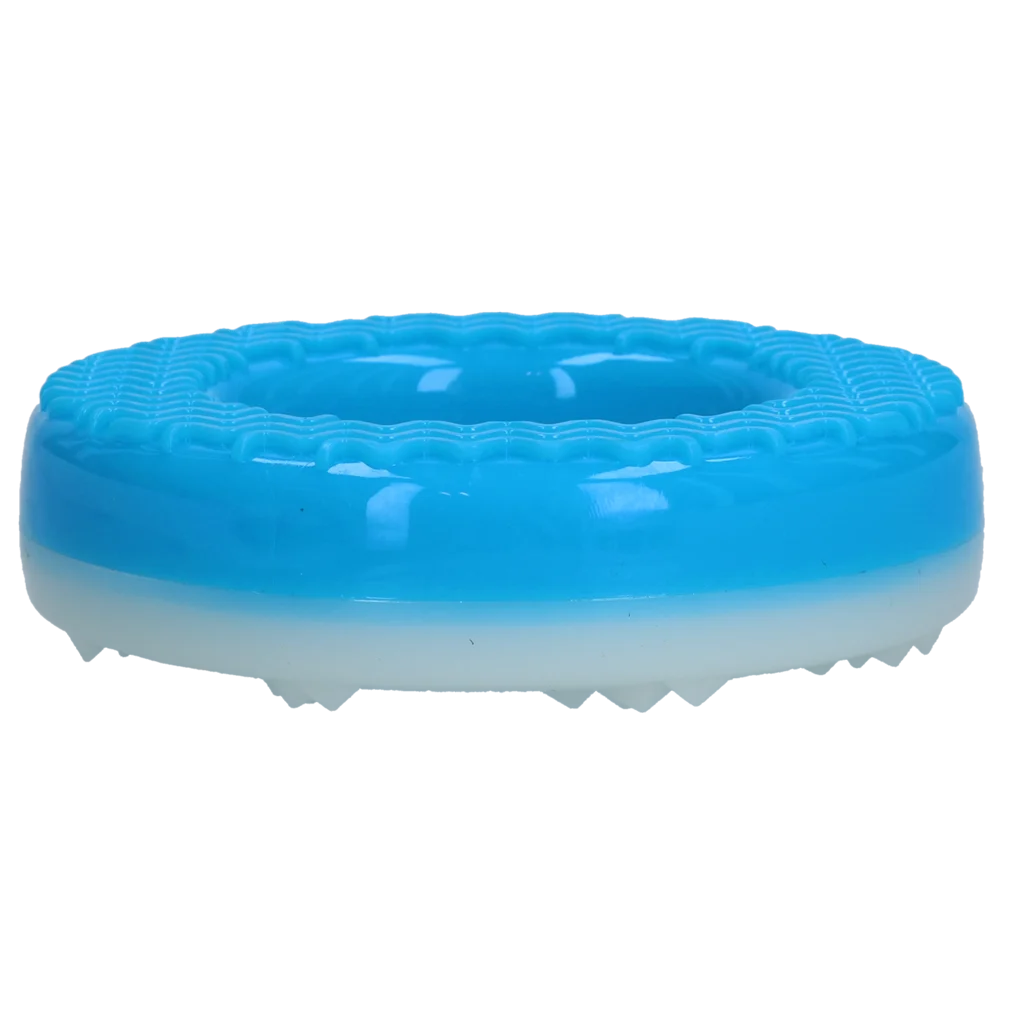Chladicí hračka pro psy ve tvaru kruhu, plnitelná vodou, 12 x 3,3 x 3,3 cm – Coolpets Ice Ring - Obrázek 2