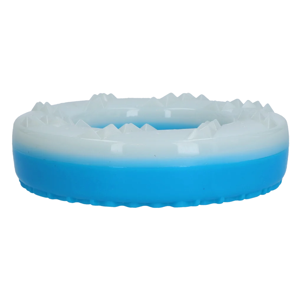 Chladicí hračka pro psy ve tvaru kruhu, plnitelná vodou, 12 x 3,3 x 3,3 cm – Coolpets Ice Ring - Obrázek 3