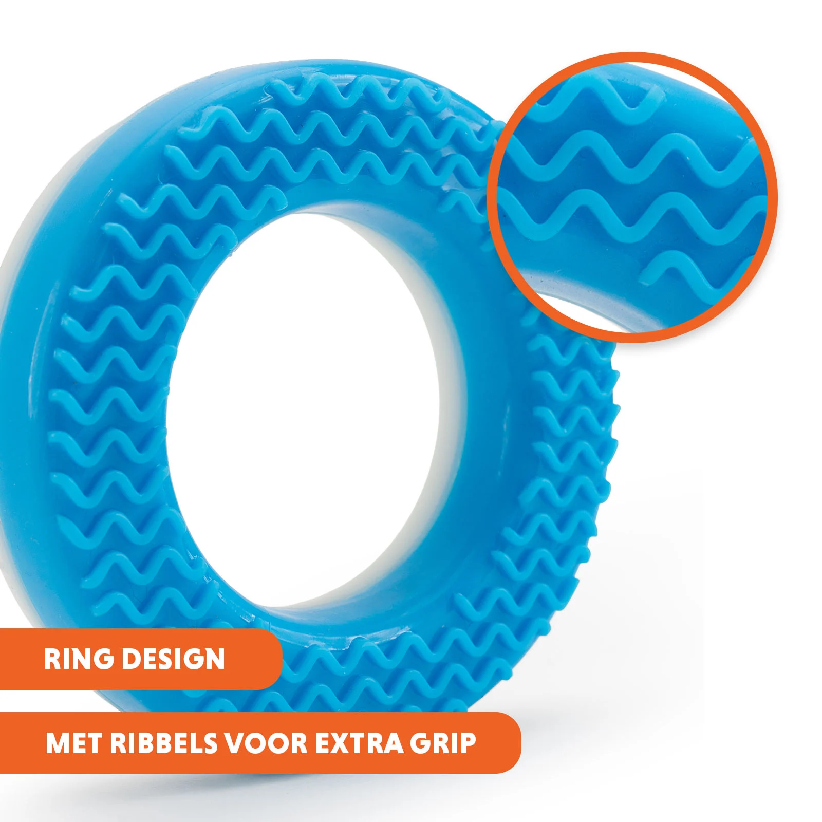 Chladicí hračka pro psy ve tvaru kruhu, plnitelná vodou, 12 x 3,3 x 3,3 cm – Coolpets Ice Ring - Obrázek 6