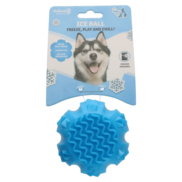 Chladicí míček pro psy, 9 × 9 × 6,9 cm – Coolpets Ice Ball
