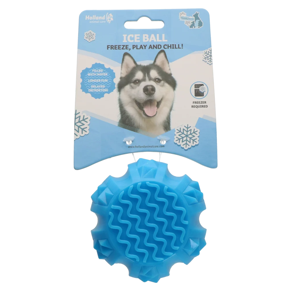 Chladicí míček pro psy, 9 × 9 × 6,9 cm – Coolpets Ice Ball - Obrázek 1