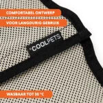 Chladicí vesta pro psy, aktivovaná vodou, L, délka zad 35 cm – Coolpets Cooling Vest - Obrázek 6