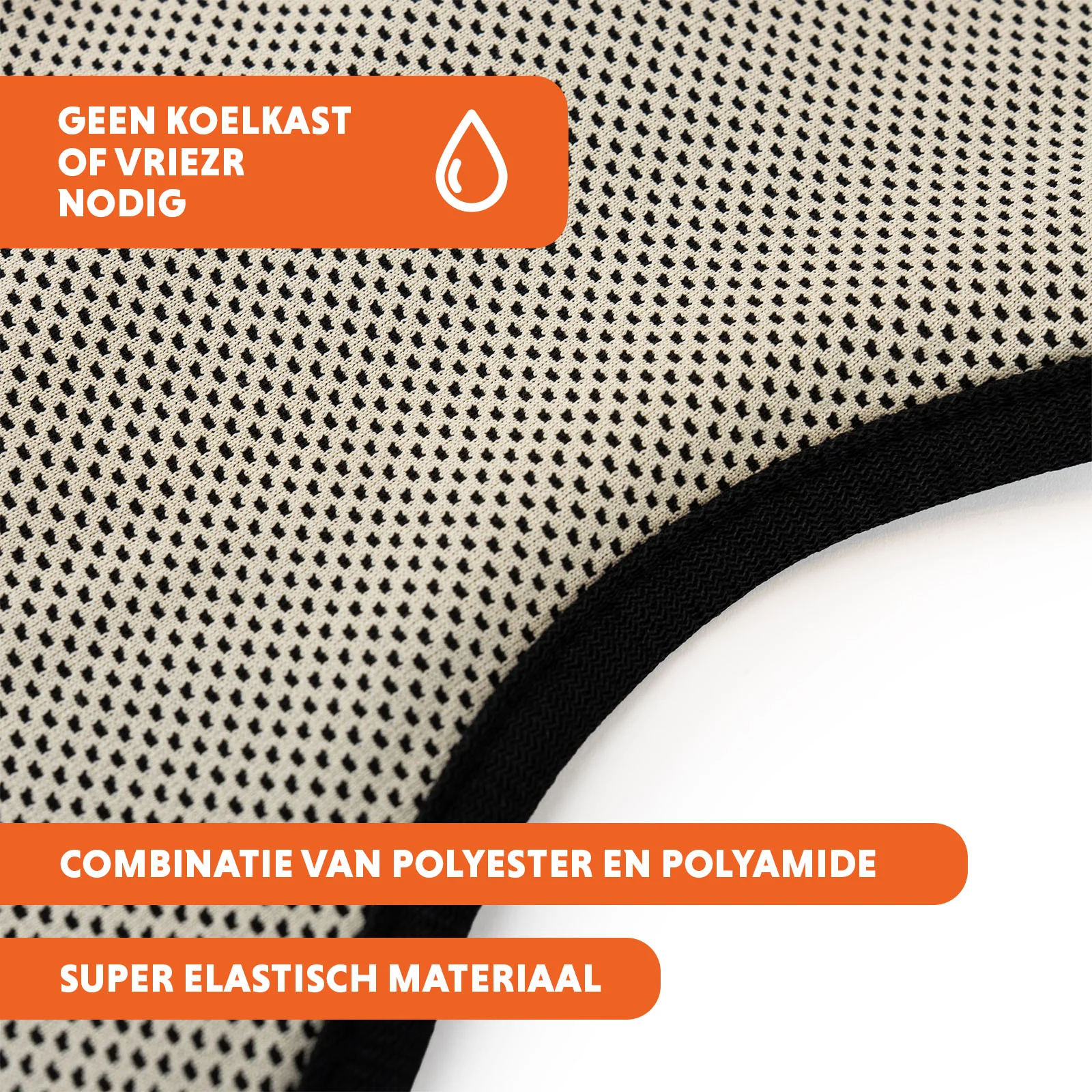 Chladicí vesta pro psy, vodou aktivovaná, M, délka zad 30 cm – Coolpets Cooling Vest - Obrázek 3