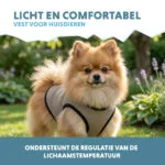 Chladicí vesta pro psy, aktivace vodou, XS, délka zad 20 cm – Coolpets Cooling Vest - Obrázek 4