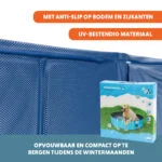 Skládací bazének pro psy s protiskluzovým dnem, ø 80 x 20 cm – Coolpets Splash Dog Pool - Obrázek 5